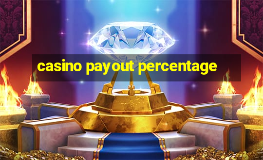 casino payout percentage