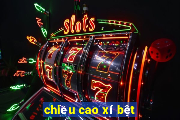 chiều cao xí bệt