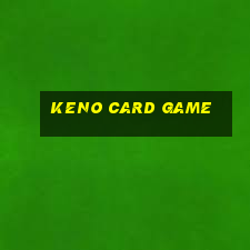 keno card game