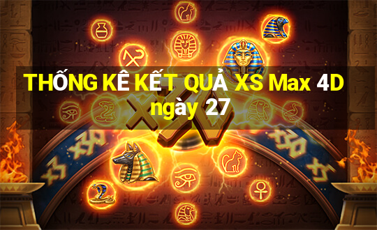 THỐNG KÊ KẾT QUẢ XS Max 4D ngày 27