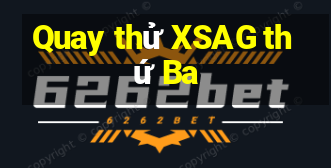 Quay thử XSAG thứ Ba