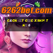 Cách đặt cược XSHN Thứ 6