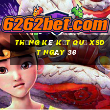 THỐNG KÊ KẾT QUẢ XSDT ngày 30