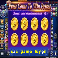 các game luyện trí nhớ