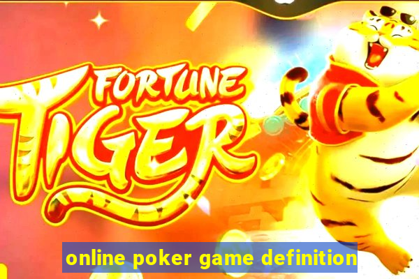 online poker game definition