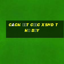 Cách đặt cược XSND thứ bảy