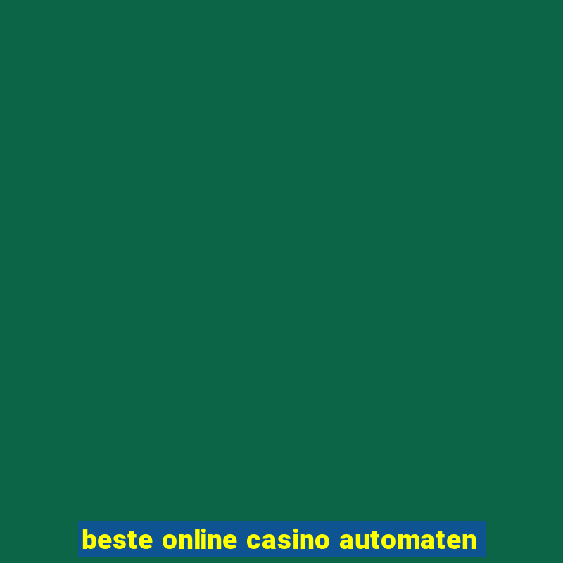 beste online casino automaten