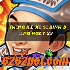 Thống kê Xổ Số bình dương ngày 23