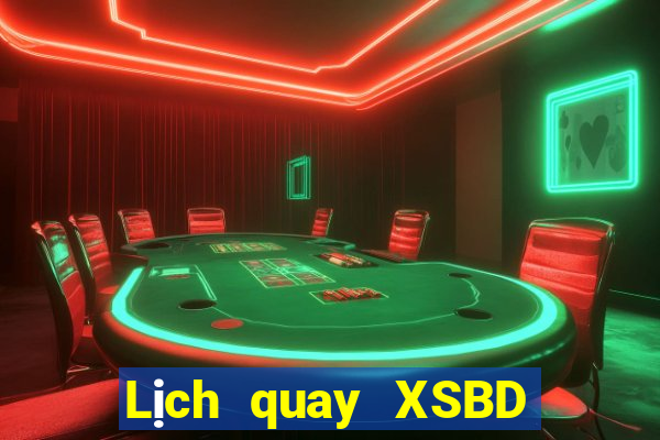 Lịch quay XSBD hôm nay