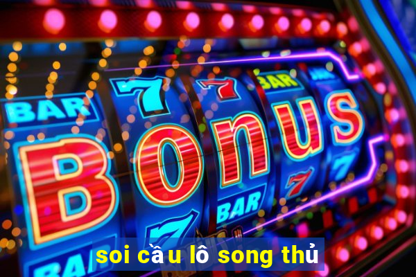 soi cầu lô song thủ