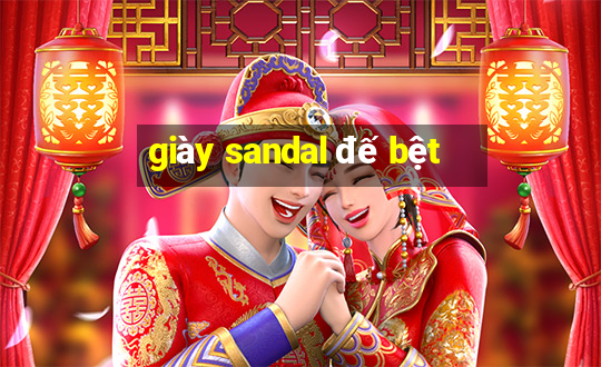 giày sandal đế bệt