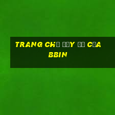 Trang chủ đầy đủ của bbin