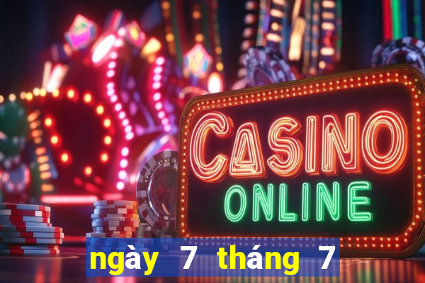 ngày 7 tháng 7 xổ số trà vinh