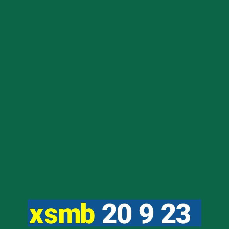 xsmb 20 9 23