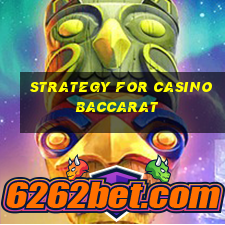 strategy for casino baccarat