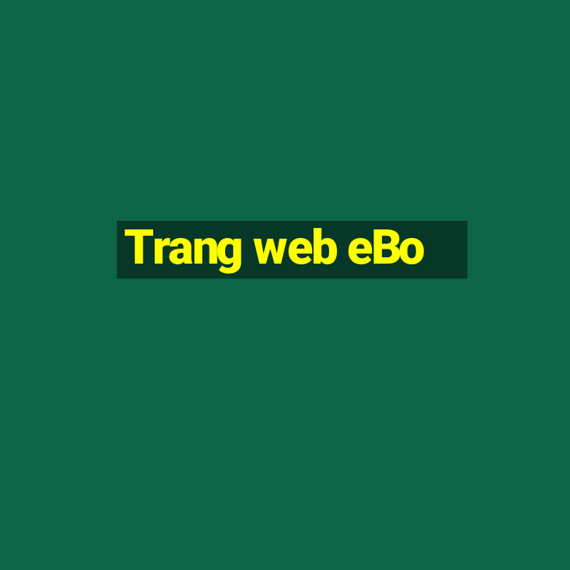 Trang web eBo