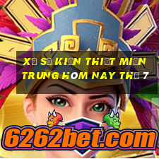 xổ số kiến thiết miền trung hôm nay thứ 7