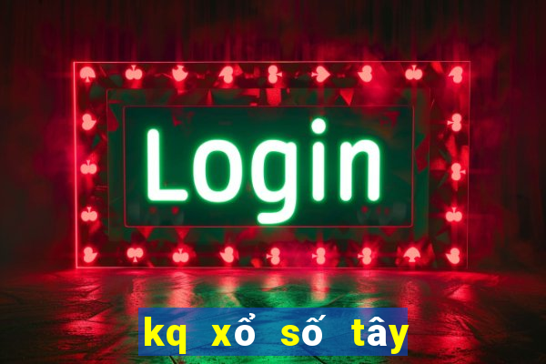 kq xổ số tây ninh hôm nay