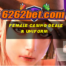 female casino dealer uniform