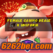 female casino dealer uniform