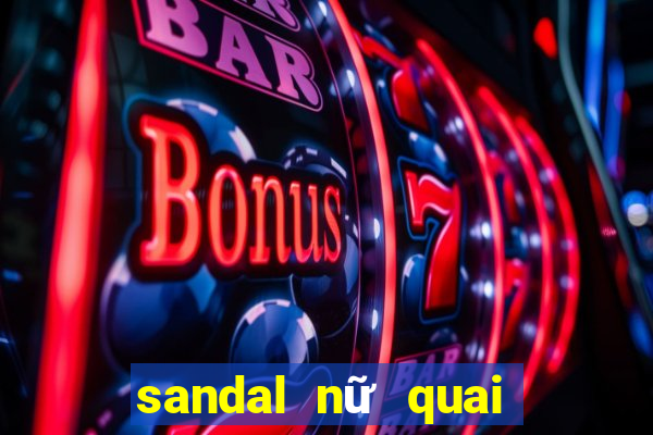 sandal nữ quai ngang đế bệt