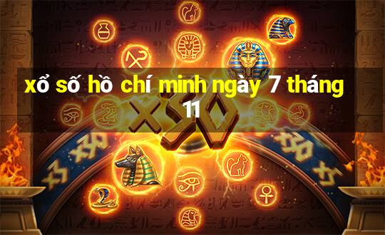 xổ số hồ chí minh ngày 7 tháng 11