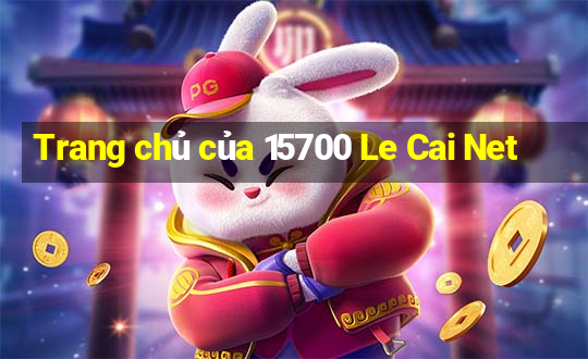 Trang chủ của 15700 Le Cai Net