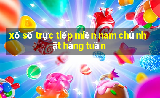 xổ số trực tiếp miền nam chủ nhật hàng tuần