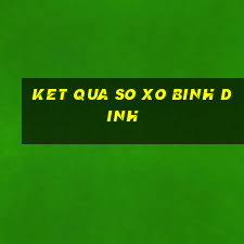 ket qua so xo binh dinh