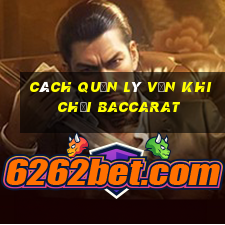 Cách quản lý vốn khi chơi Baccarat