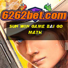 Sun Win Game Bài Go Math