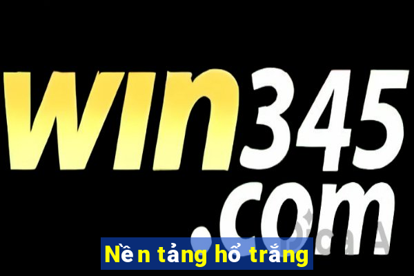 Nền tảng hổ trắng