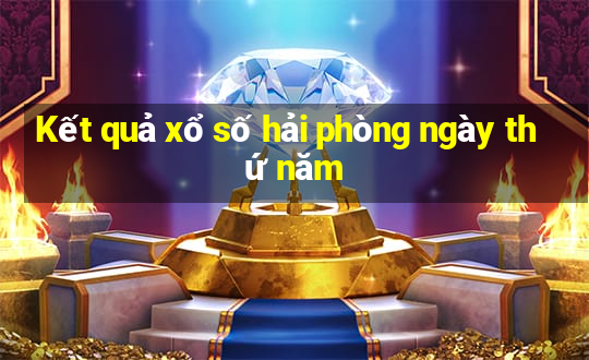 Kết quả xổ số hải phòng ngày thứ năm