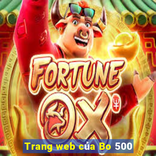 Trang web của Bo 500