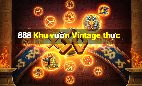 888 Khu vườn Vintage thực