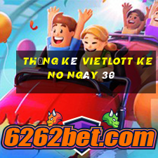 Thống kê vietlott KENO ngày 30