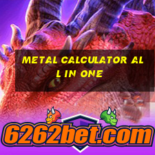 metal calculator all in one