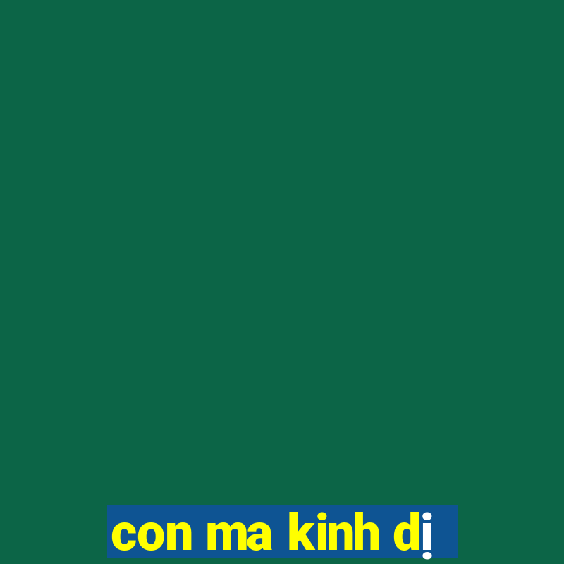 con ma kinh dị