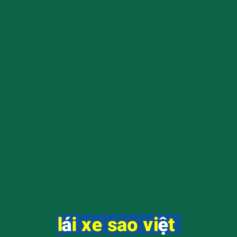 lái xe sao việt