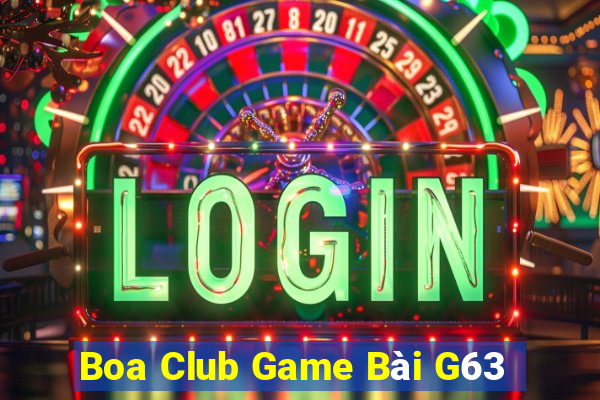 Boa Club Game Bài G63