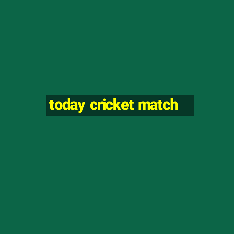 today cricket match