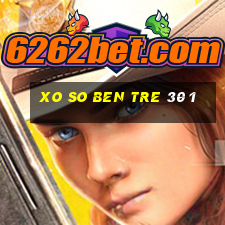 xo so ben tre 30 1