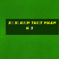 Xổ số kiến thiết nhanh 3