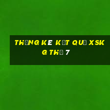 THỐNG KÊ KẾT QUẢ XSKG Thứ 7