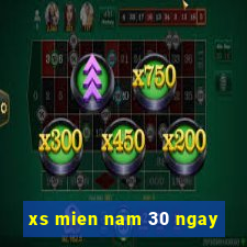 xs mien nam 30 ngay