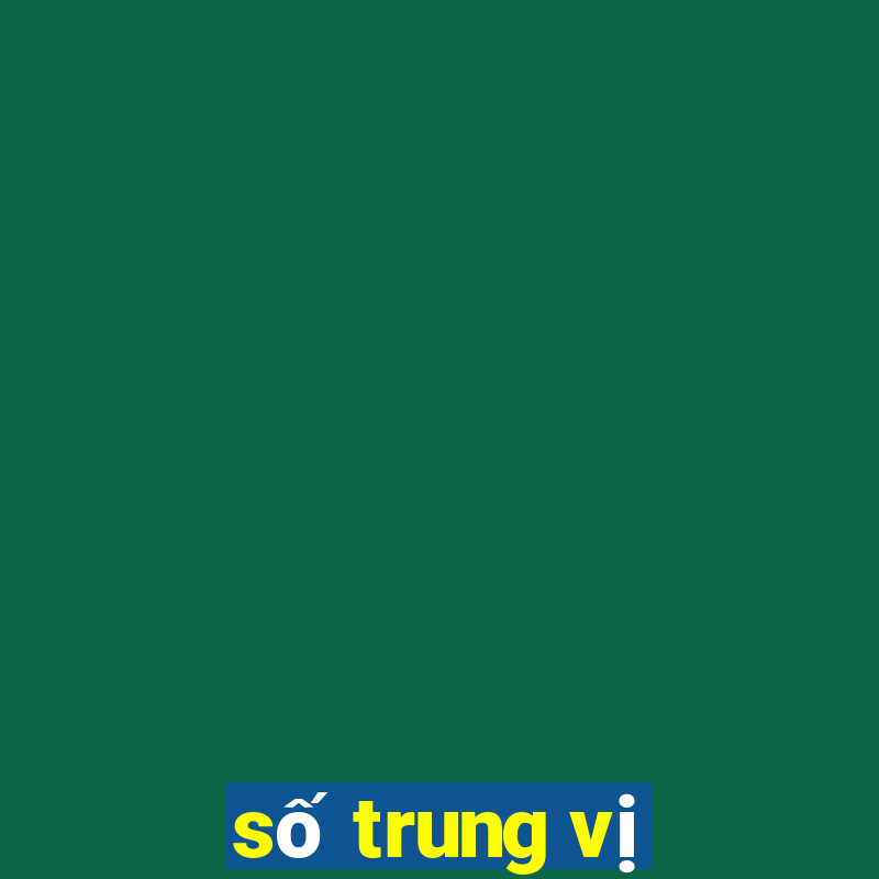 số trung vị