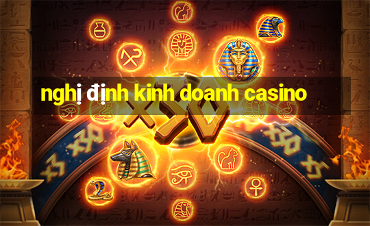 nghị định kinh doanh casino