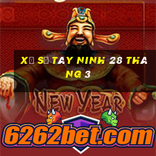 xổ số tây ninh 28 tháng 3