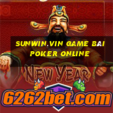 Sunwin.Vin Game Bài Poker Online