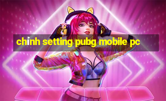 chỉnh setting pubg mobile pc